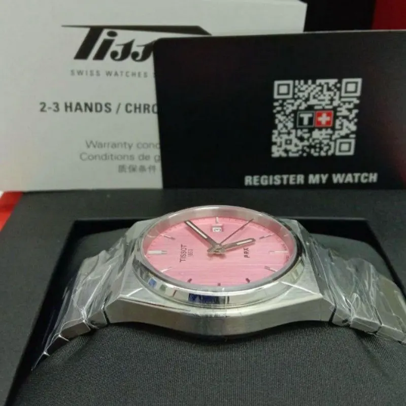 Tissot Ladies PRX 35mm Pink Dial Watch- T137.210.11.331.00